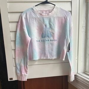 HardRock Hollywood Crop Cotton Candy Sweatshirt